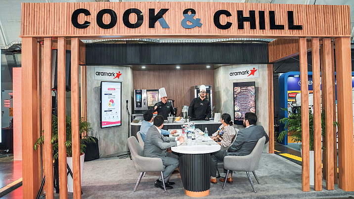 cook chill demo booth